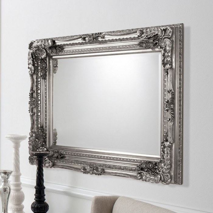 Beauleigh Wall Mirror, Silver