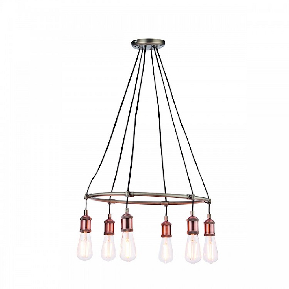 Toby 6 Light Pendant