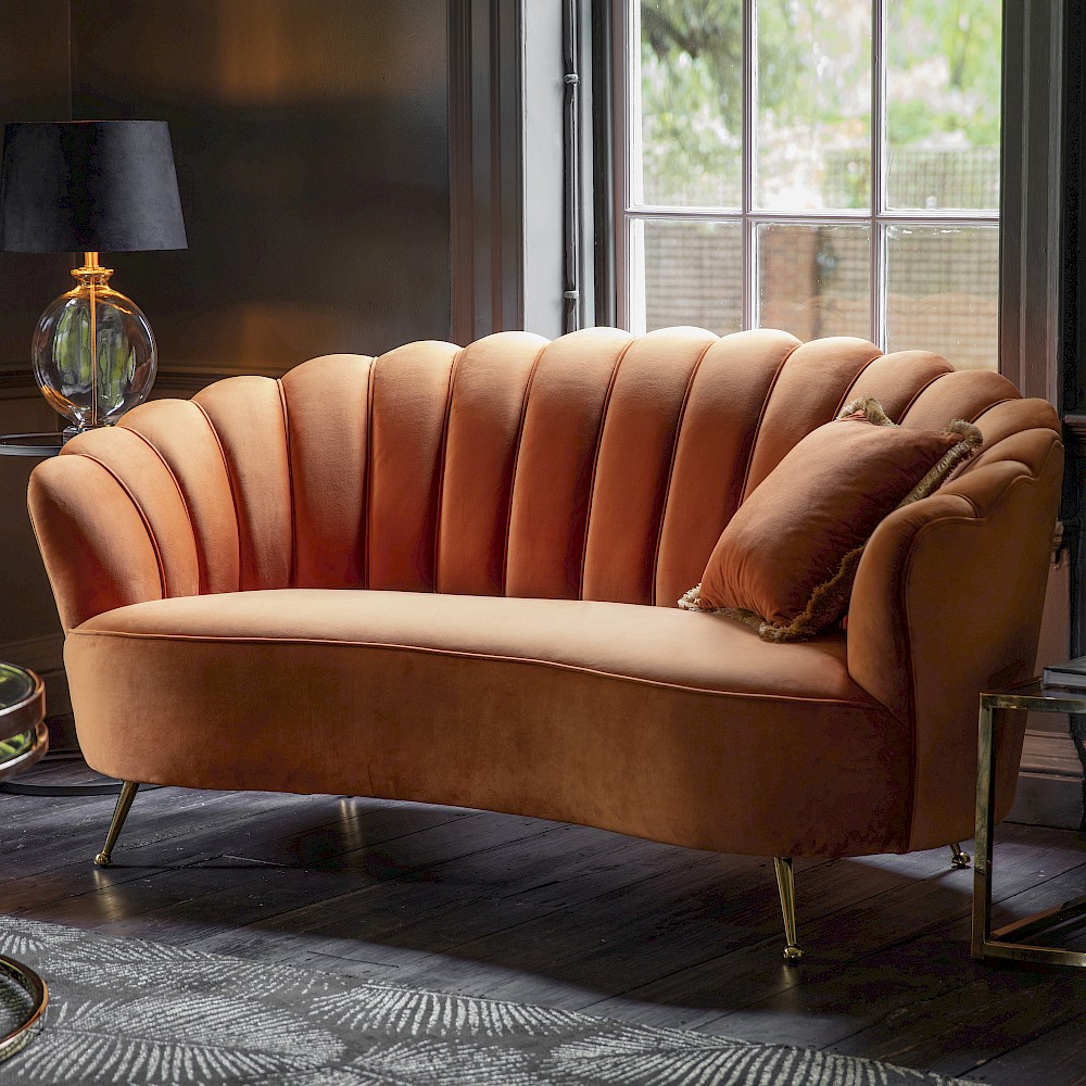 Vincent Sofa, Rusty Orange