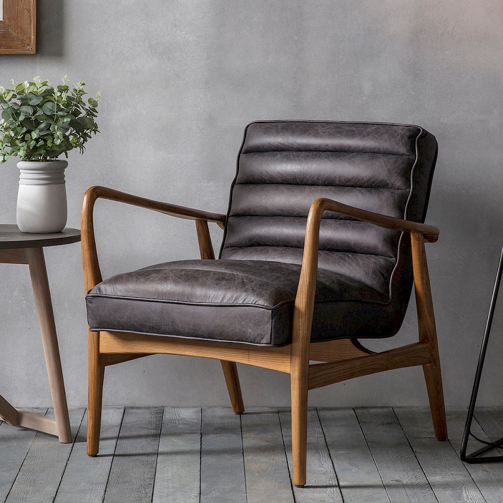 Digby Armchair, Antique Ebony
