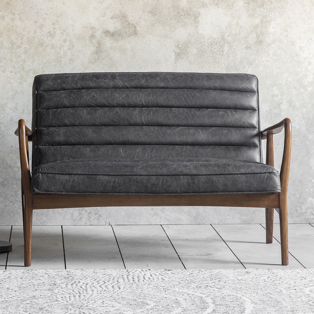 Digby 2 Seater Sofa, Ebony