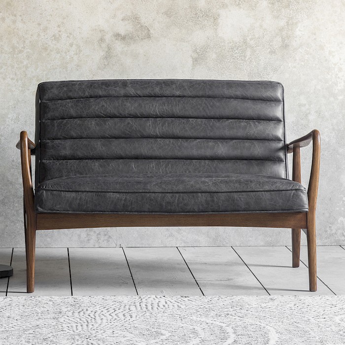 Digby 2 Seater Sofa, Ebony